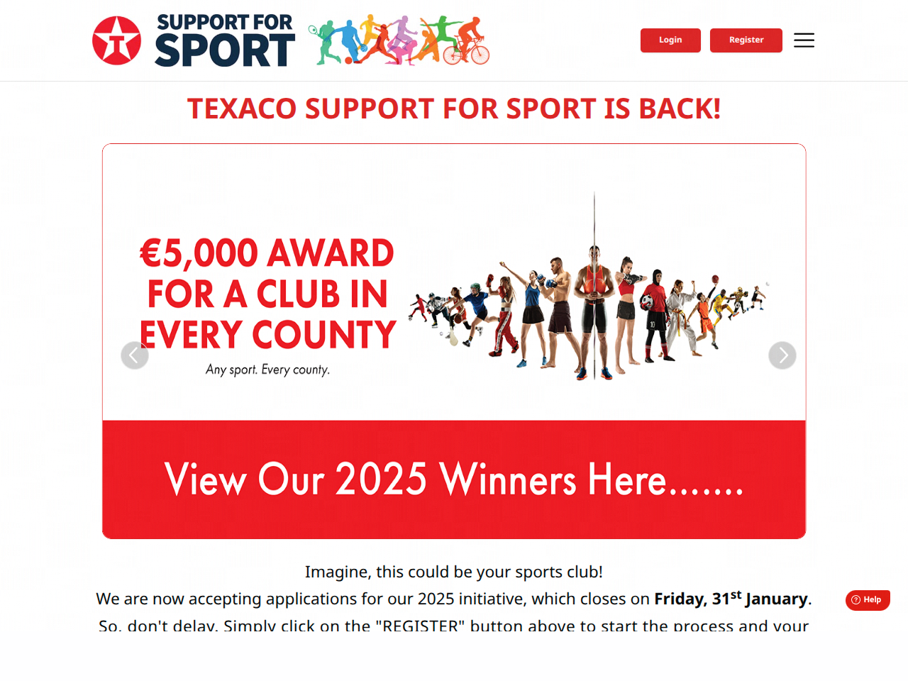 Texaco Support for Sport